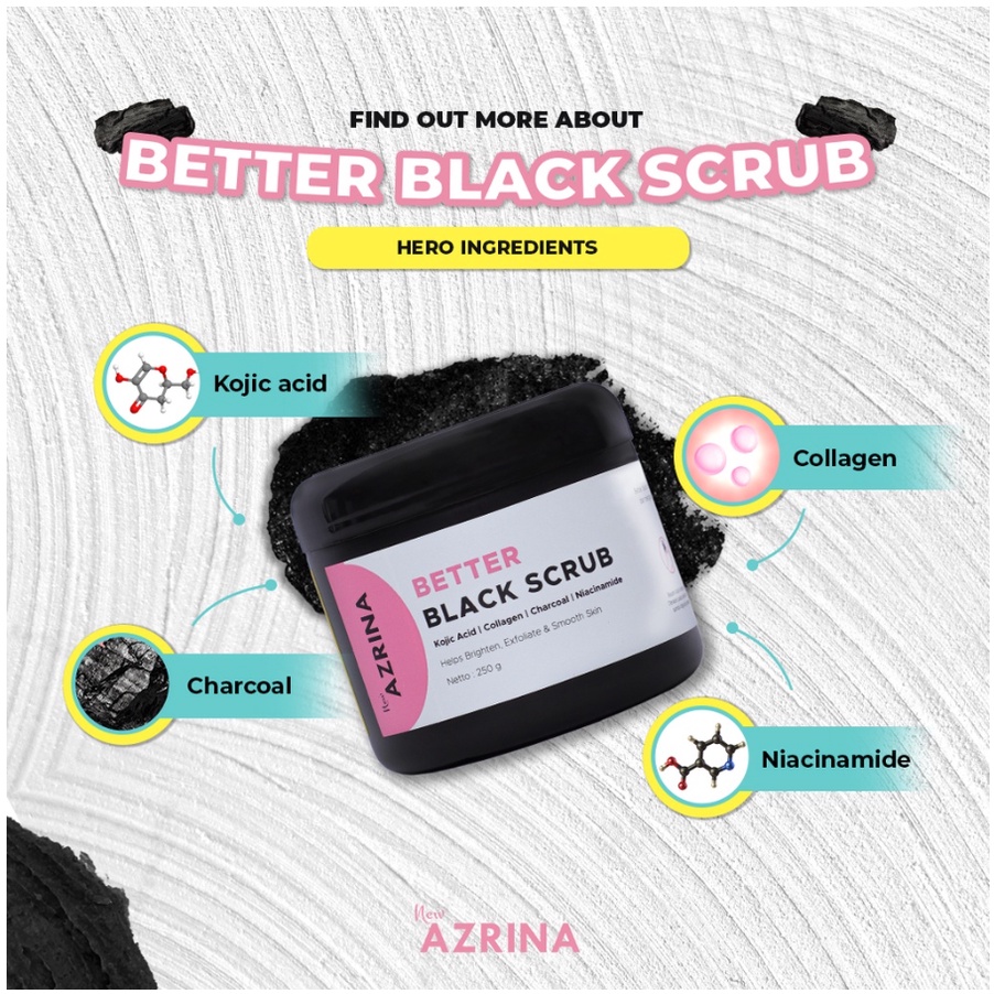 AZRINA BETTER BLACK SCRUB