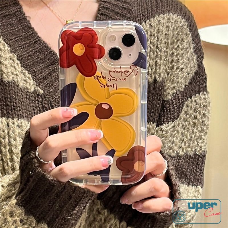 Case Bunga Lukisan Cat Minyak Musim Semi Untuk Realme C53 C25s C55 C15 C35 C12 C21Y C25 C11 C30 C30S C17 C25Y 9I 7I 6i 5 5i 5s 2021 C33 C20 C11 C3 C1 C2 C20 Lembut TPU Airbag Shockproof Cover