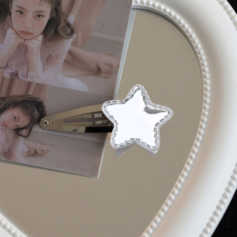 Siy Fashion Bintang Jepit Rambut Pentagram Hair Pin Simple Hair Pentagram Hair Clip