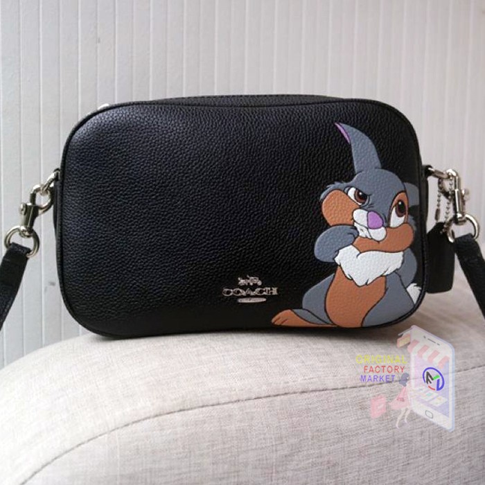 Jual TAS DISNEY CAMERA Jes Crossbody In Signature Canvas with Thumper