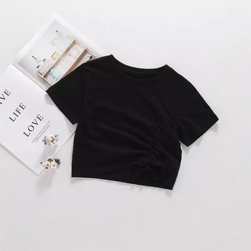 BEFAST - ZFS KAOS ANAK SELI / YOONA CROP TOP ANAK TALI SERUT / Tshirt Anak-Anak Model Terbaru / Pakaian Santai Anak / kaos Lengan Pendek Polos / Fashion Anak Perempuan Kekinian / Kaos Terlaris / Termurah