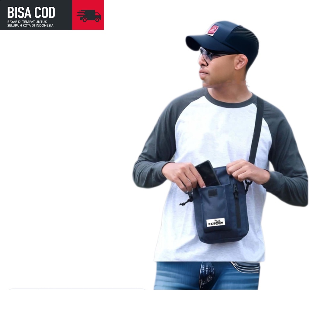 Tas Selempang Pria Distro GITO / Sling Bag Distro Pria GT078