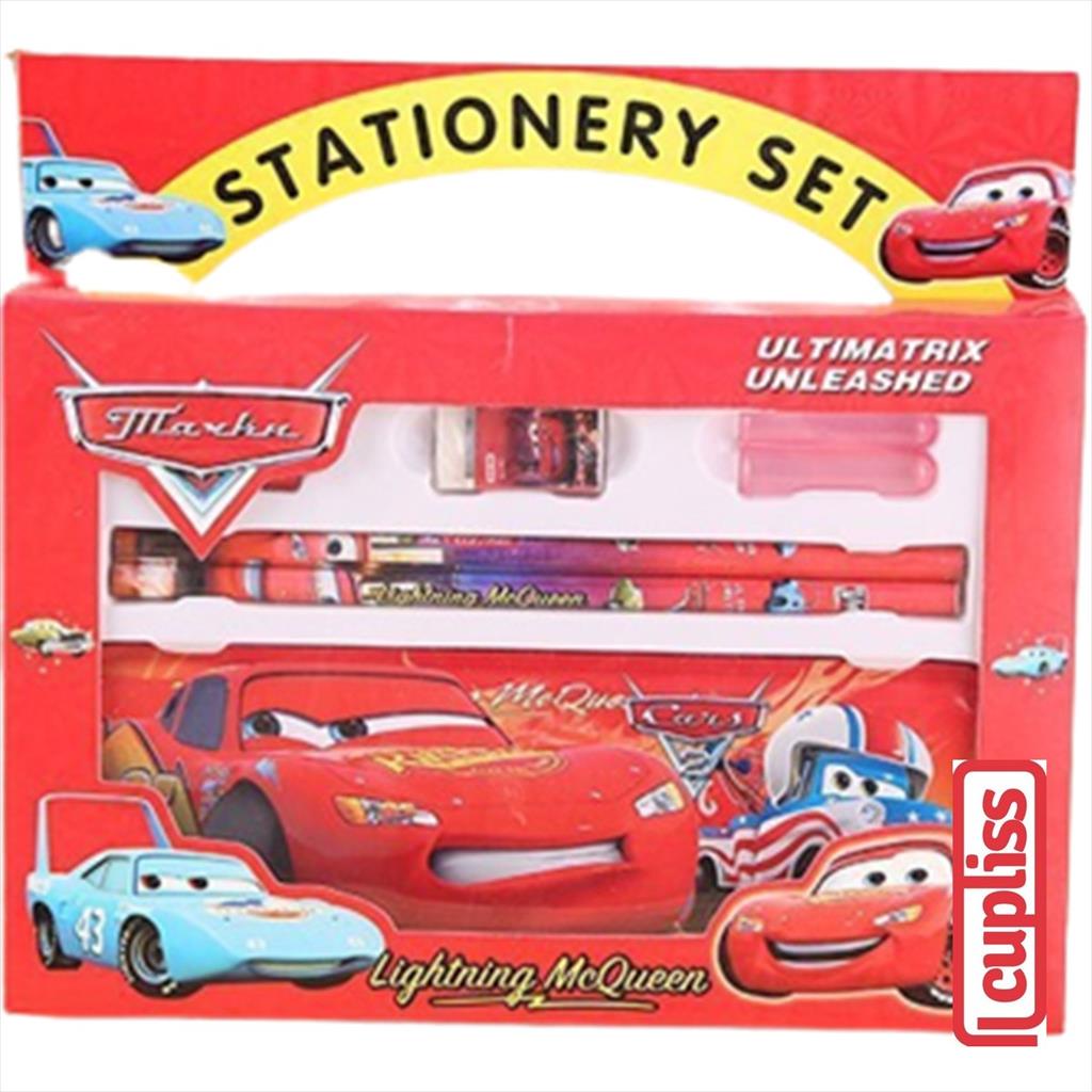 Basic Stationery Set Car  King Mcqueen Kotak Pensil