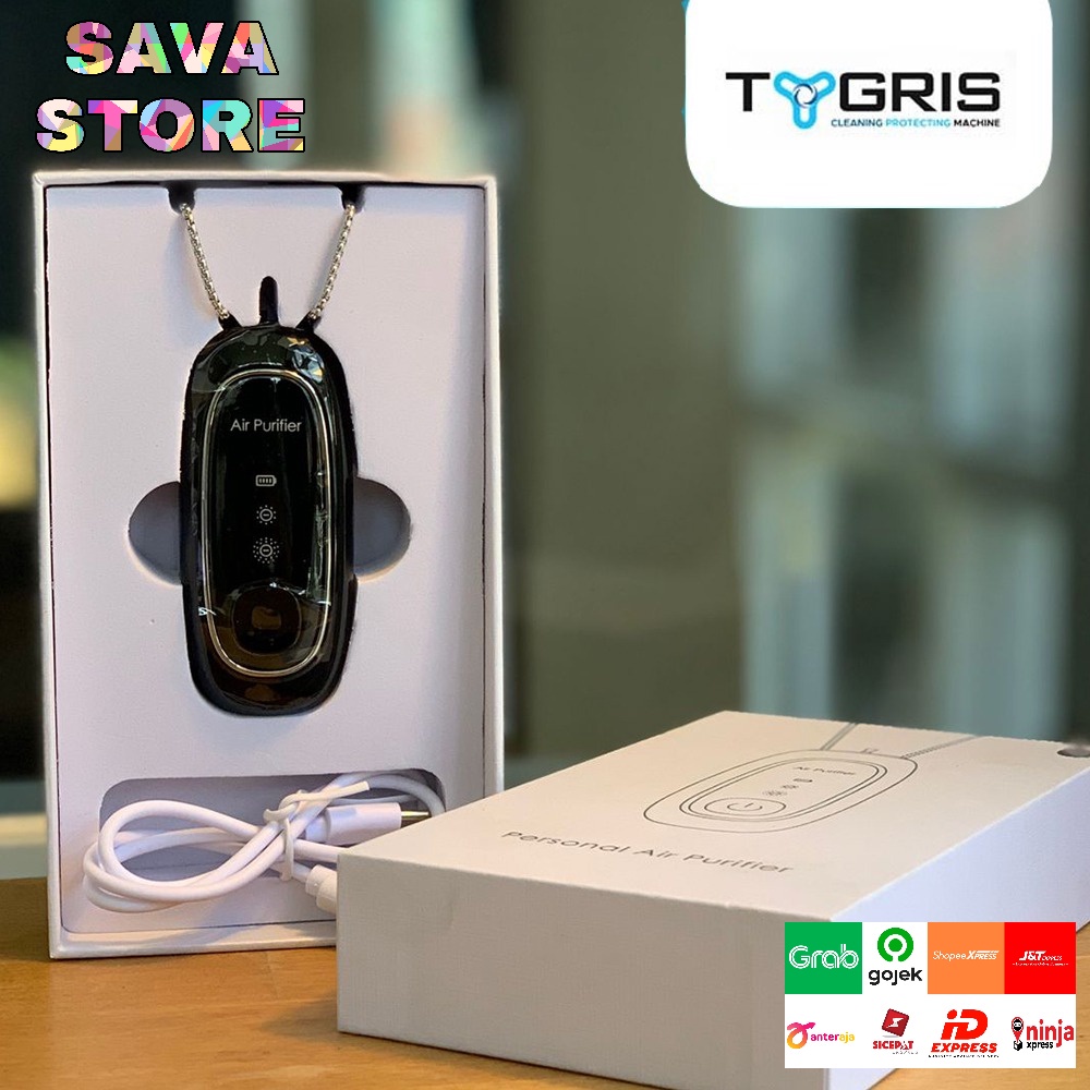 AIR PURIFIER PORTABLE NECKLACE TYGRIS PERSONAL IONIZER AIR FRESHENER