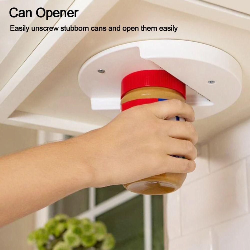 SOLIGHTER Can Opener Manual Jar Opener Wet Grip Self-adhesive