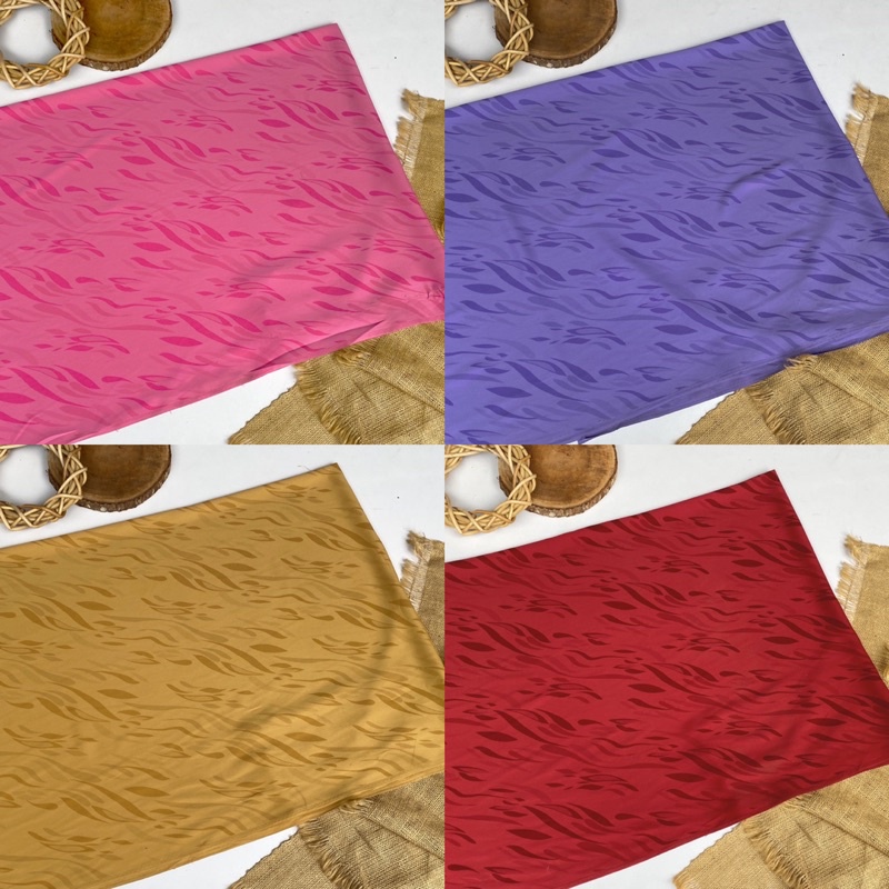 Kain Jaguard Glitter Jacquard Non Gliter Emboss Import Premium