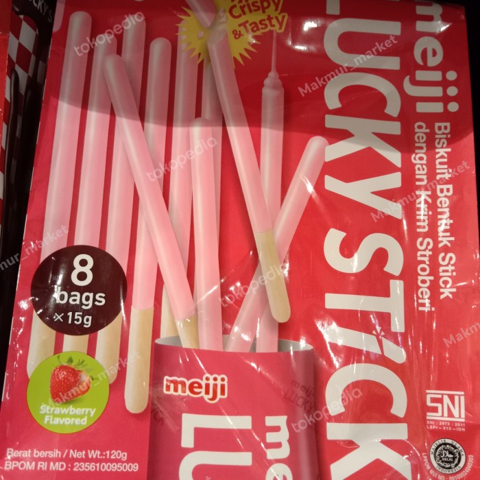 

meiji lucky stick family pack strawberry