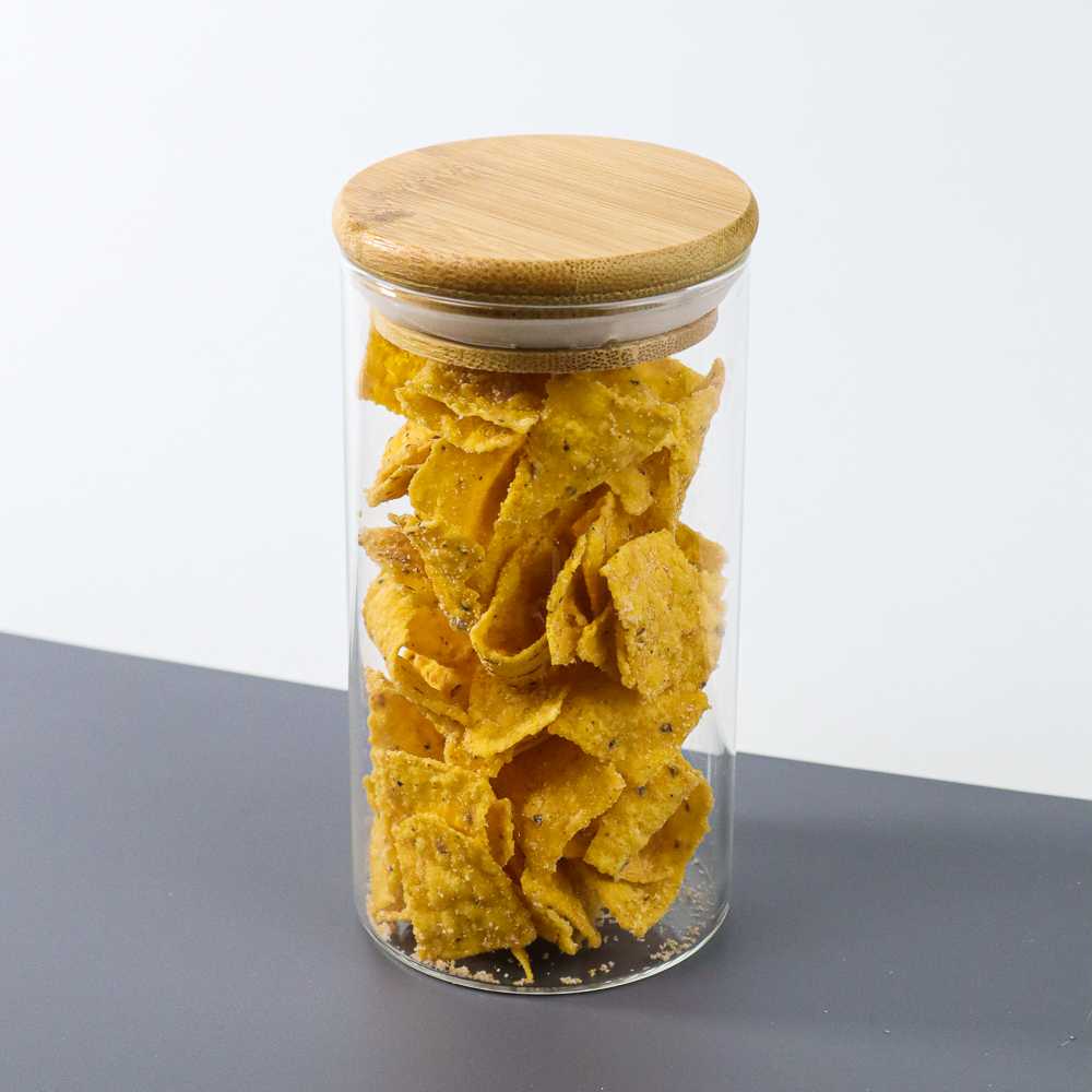 (BISA COD) FTIHSHP  Toples Kaca Penyimpanan Makanan Borosilicate Glass Jar - GH1270