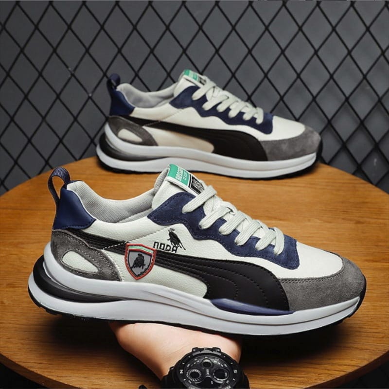 GROSIRTAS &quot;FREE BOX&quot; LV0229 Sepatu Sneakers Pria Casual Import  Kekinian Terbaru Sepatu Sporty