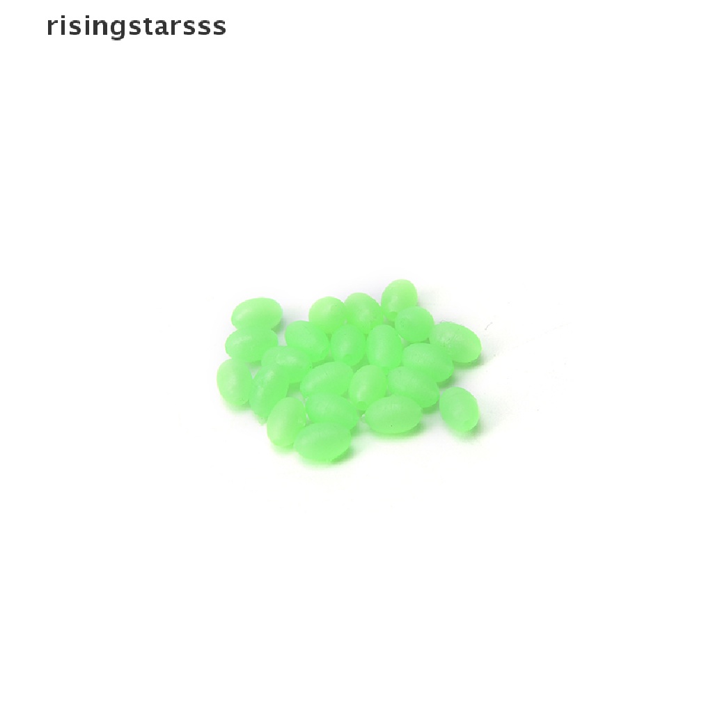 Rsid Span-new 100X Glow Beads Rigs Membuat Manik-Manik Memancing Bercahaya Lembut Berbentuk Oval 5mm /8mm /10mm Jelly