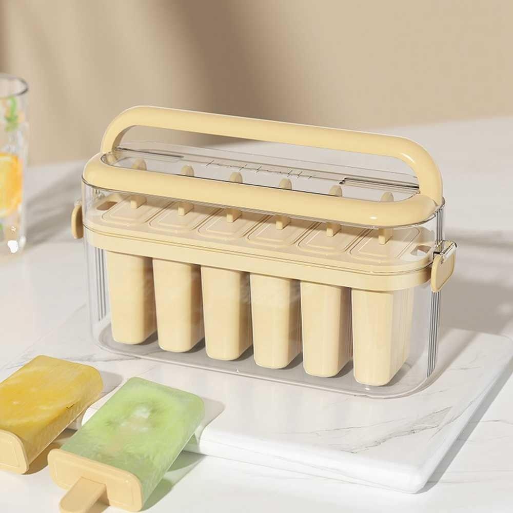 Solighter Cetakan Es Krim Dapur Rumah DIY Reusable Ice Pop Mold