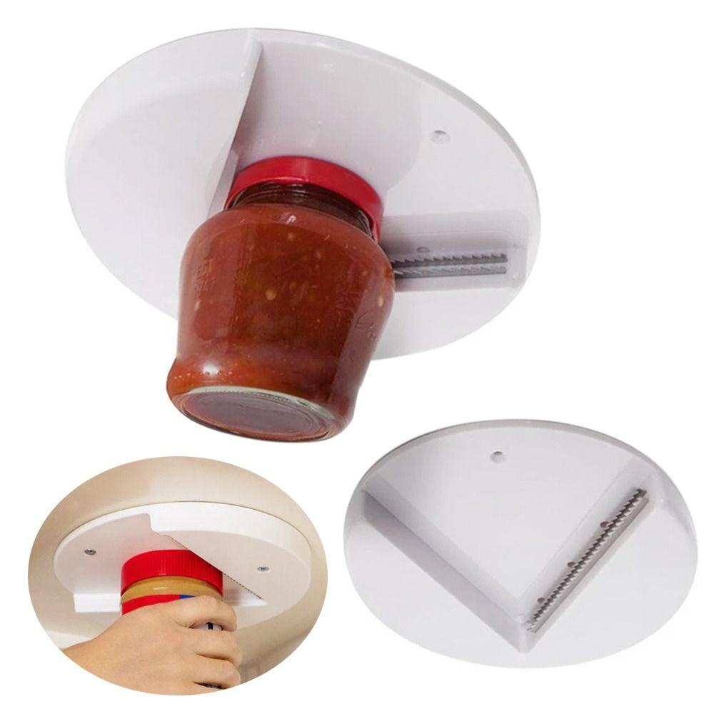 SOLIGHTER Can Opener Manual Jar Opener Wet Grip Self-adhesive