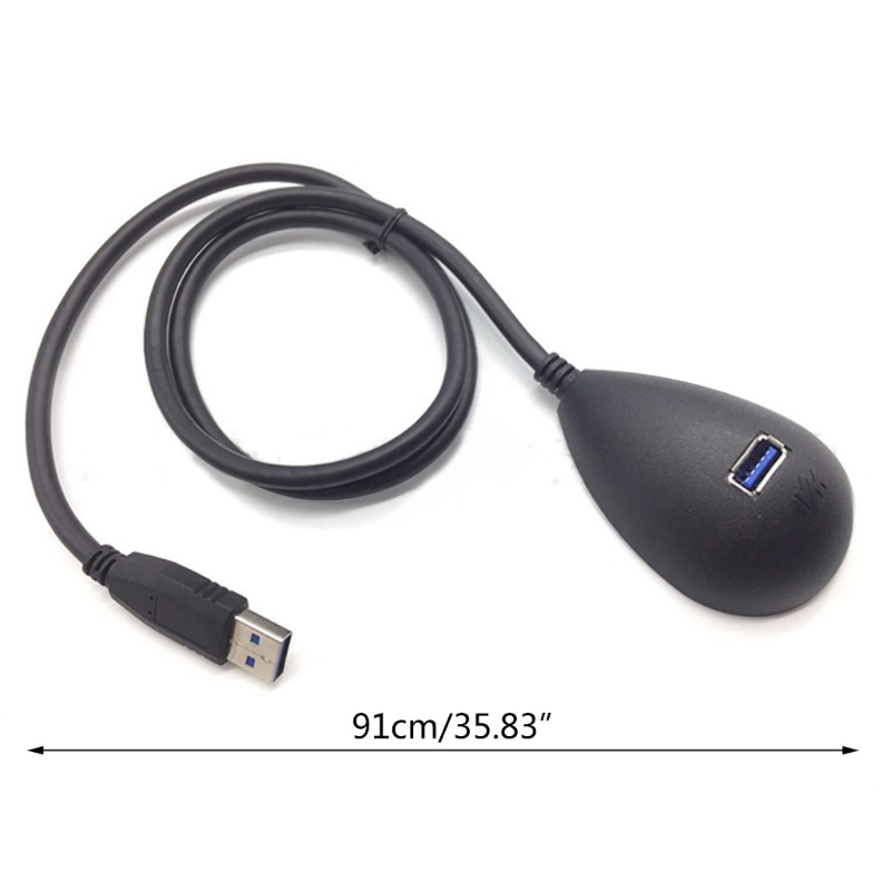 Btsg Kabel Ekstensi USB Ke USB 31.5 &quot;Kabel Extender USB Male to Female Kecepatan Tinggi Kabel Ekstensi USB Dengan Alas Untuk