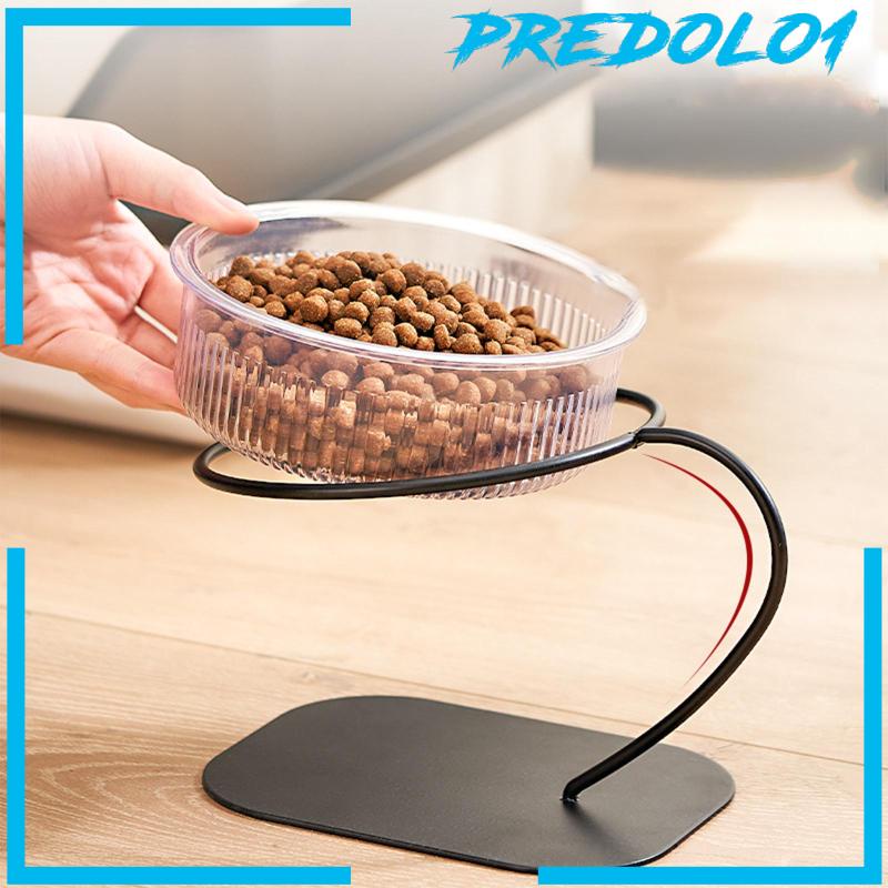 [Predolo1] Raised Cat Bowl Anti Slip Pet Feeder Waterer Tahan Lama Untuk Anjing Kecil Sedang