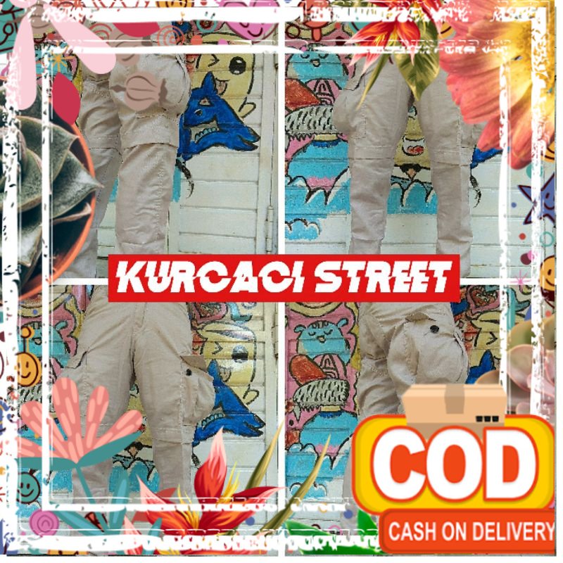 CELANA ALPIN/CARGO/KIMPOL PANJANG KREM/CREAM / cfd cod