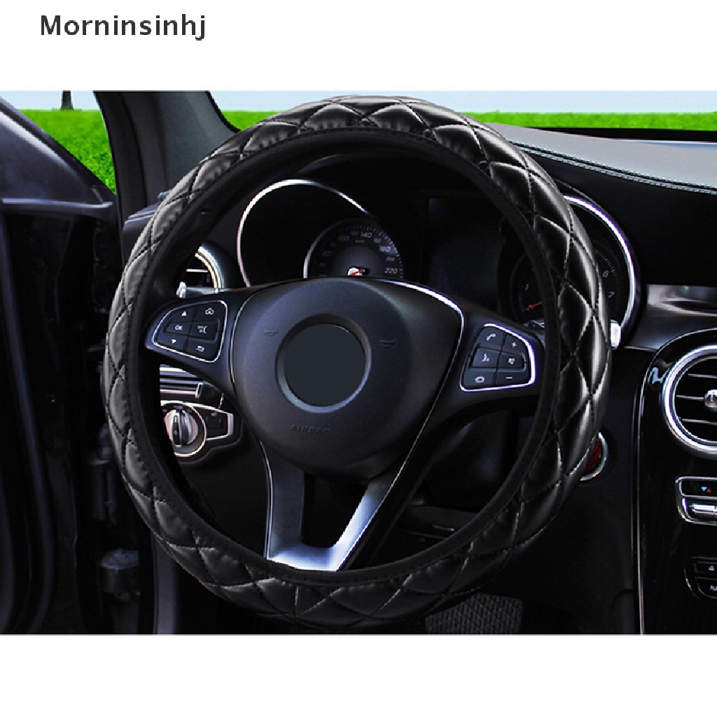 Mornin Crystal Crown Auto Steering- Wheel Cover Penutup Setir Mobil Kulit PU id