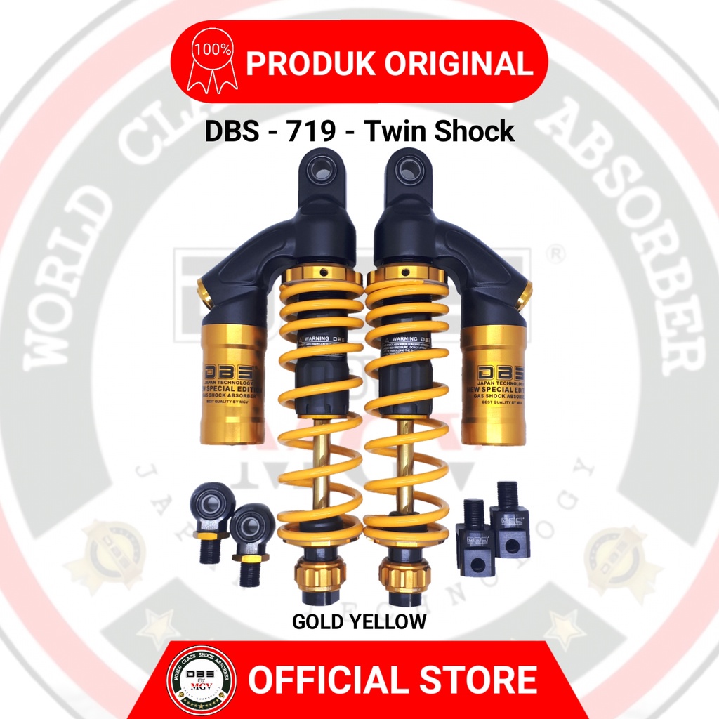 [ BISA COD ] Shock Tabung DBS 719 VON SERIES HONDA ALL NEW PCX 150 PCX 160