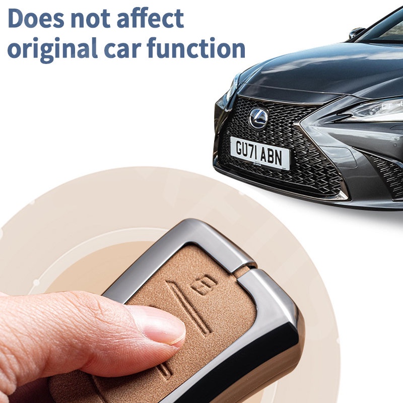 Lexus Zinc Alloy Kulit Case Kunci Mobil Full Wrap Cover Smart Key Protector Untuk rx 570 RX300 LX570 CT200H NX250 RX350 LX470 IS NX ES