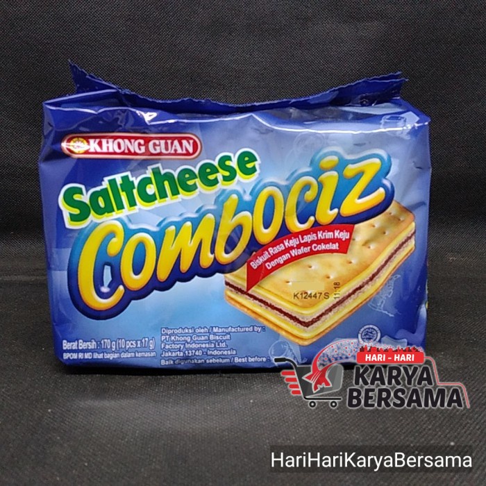 

KHONG GUAN BISCUITS COMBOCIZ SALTCHEESE 10'S X 17GR