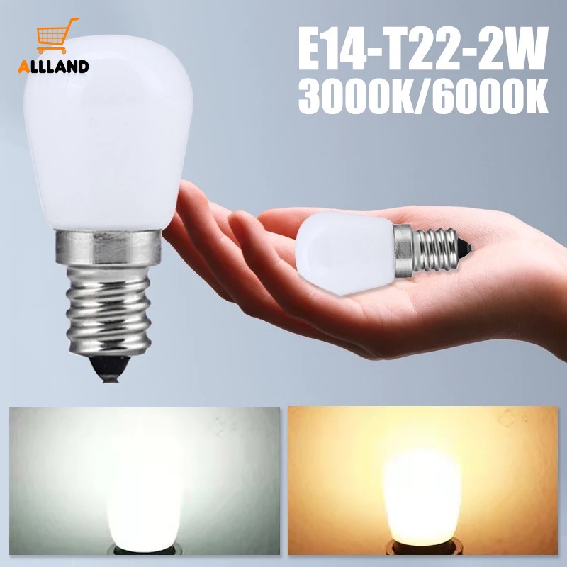 Putih/warm Light 220V Ultra Bright Replaceable E14 Bohlam Mini/Lampu Kulkas Hemat Daya LED/Lampu Mesin Jahit Serbaguna Rumah