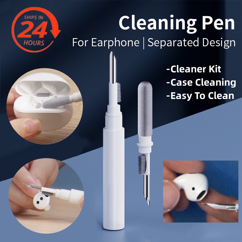 Earbuds Cleaning Pen Brush Bluetooth Earphone Case Headset Keyboard Telepon Alat Pembersih Untuk Airpods Pro