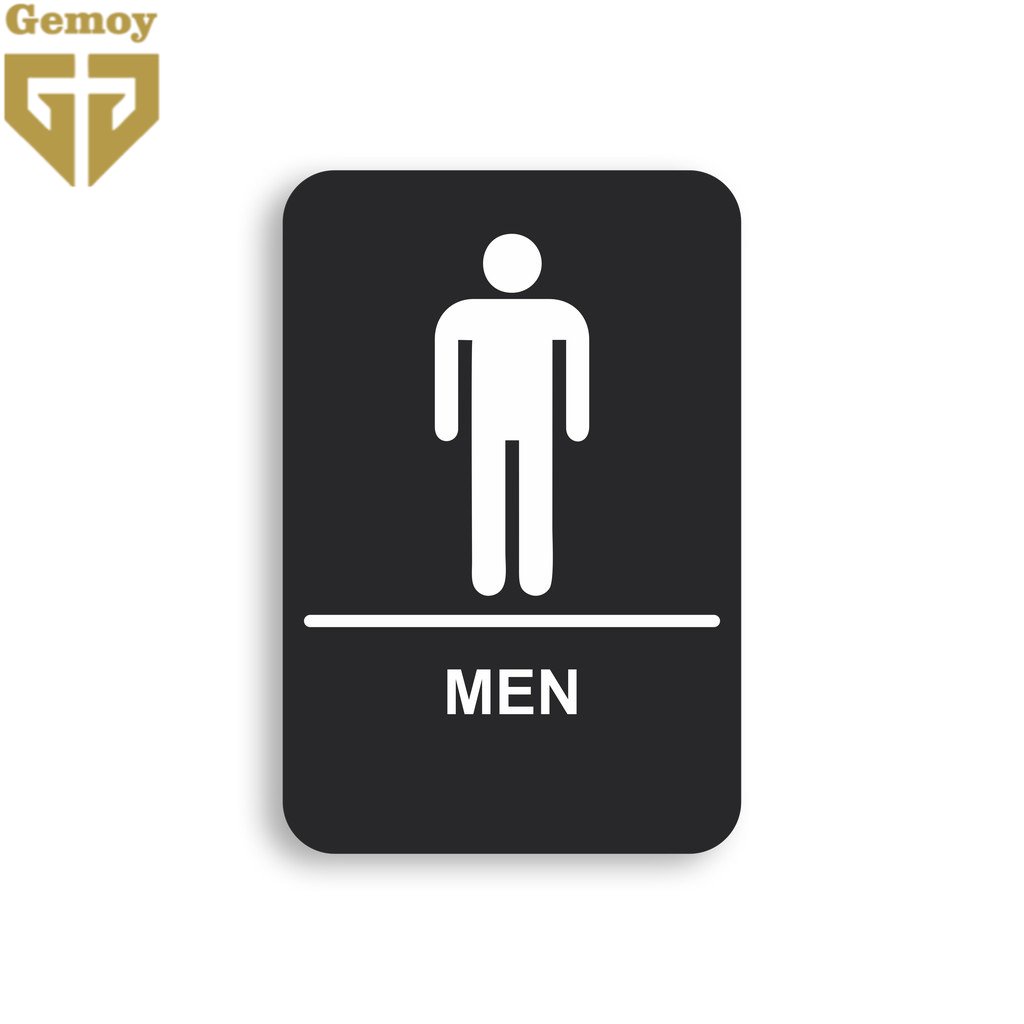 papan tanda toilet - dekorasi sign toilet men - toilet women - penanda wc