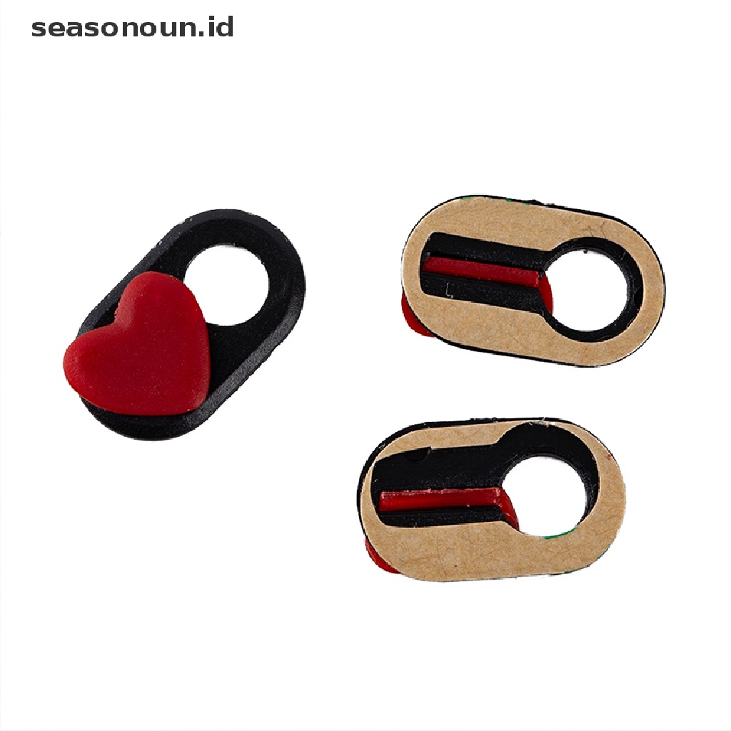 Seasonoun 3Pcs Webcam Cover Stiker Penutup Kamera Antispy Ponsel Universal Untuk Web Laptop.