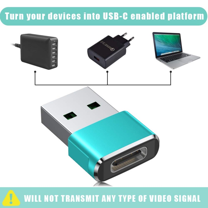 Mini Aluminium alloy USB revolution TYPE-C female adapter Tipe-C female USB adapter A revolution C female