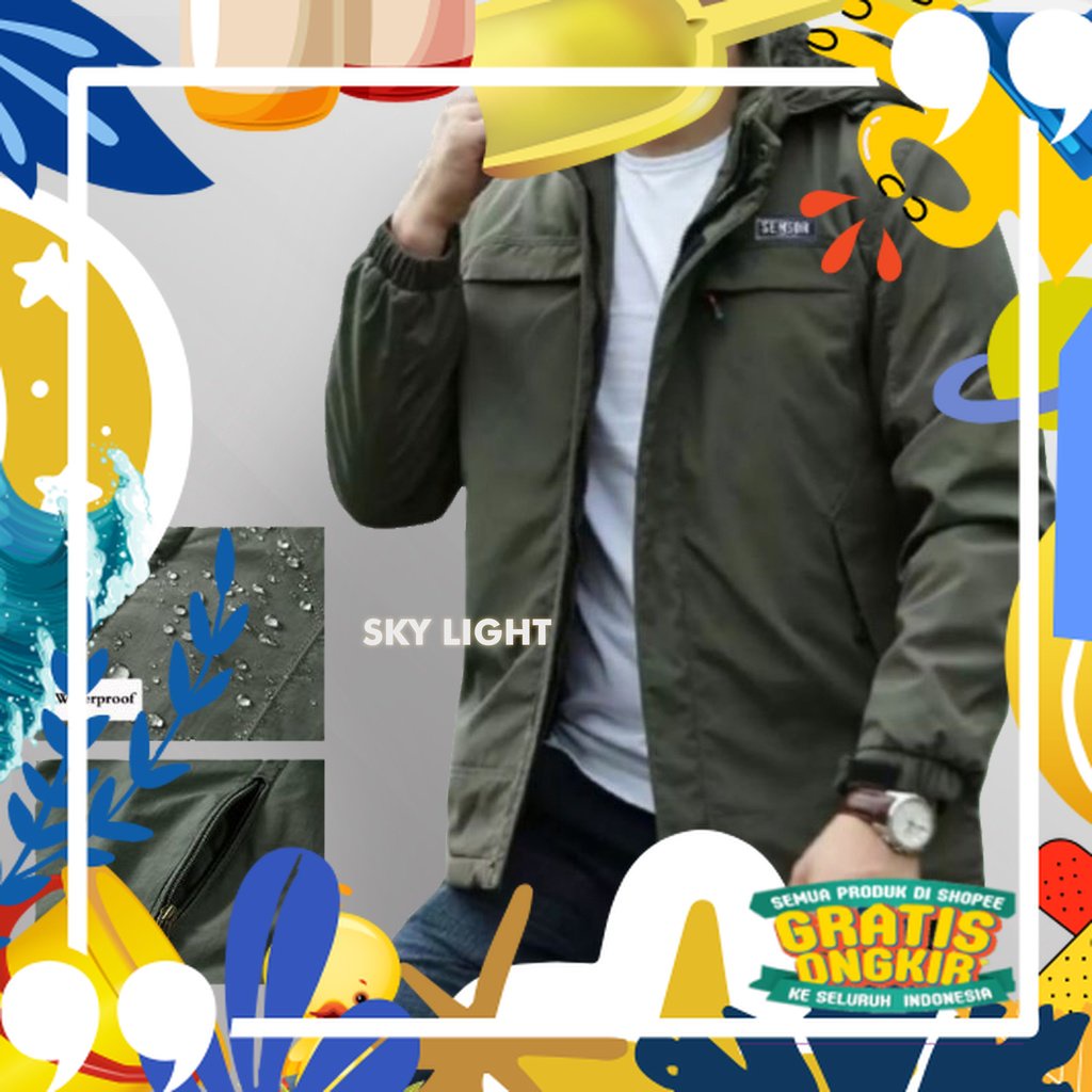 Jaket Pria Distro Tebaru Keren Sultan Kalibre Dewasa Keren Jacket Saku Dalam Bomber Ikc Cbr Six Mura