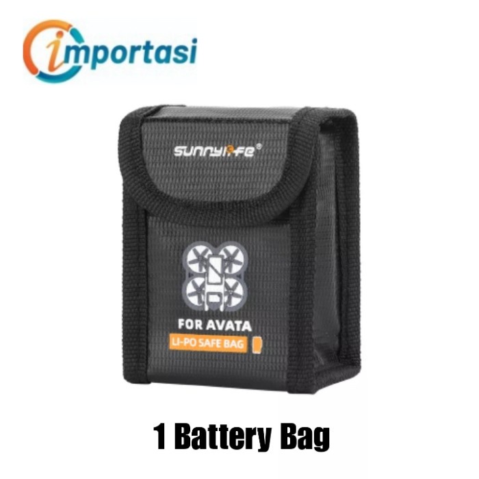 SUNNYLIFE Battery Safe Bag DJI AVATA Tas Baterai Storage Batere LiPo