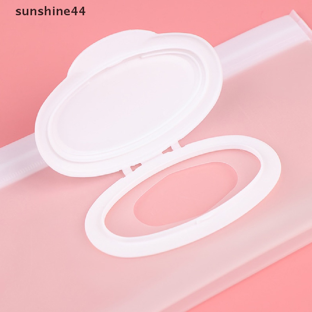 Sunshine Light Weight Portable Cartoon Baby Kids Wet Wipes Clutch Carrying Bag Wet Paper Tissue Container Dispenser Snap-strap Pouch ID