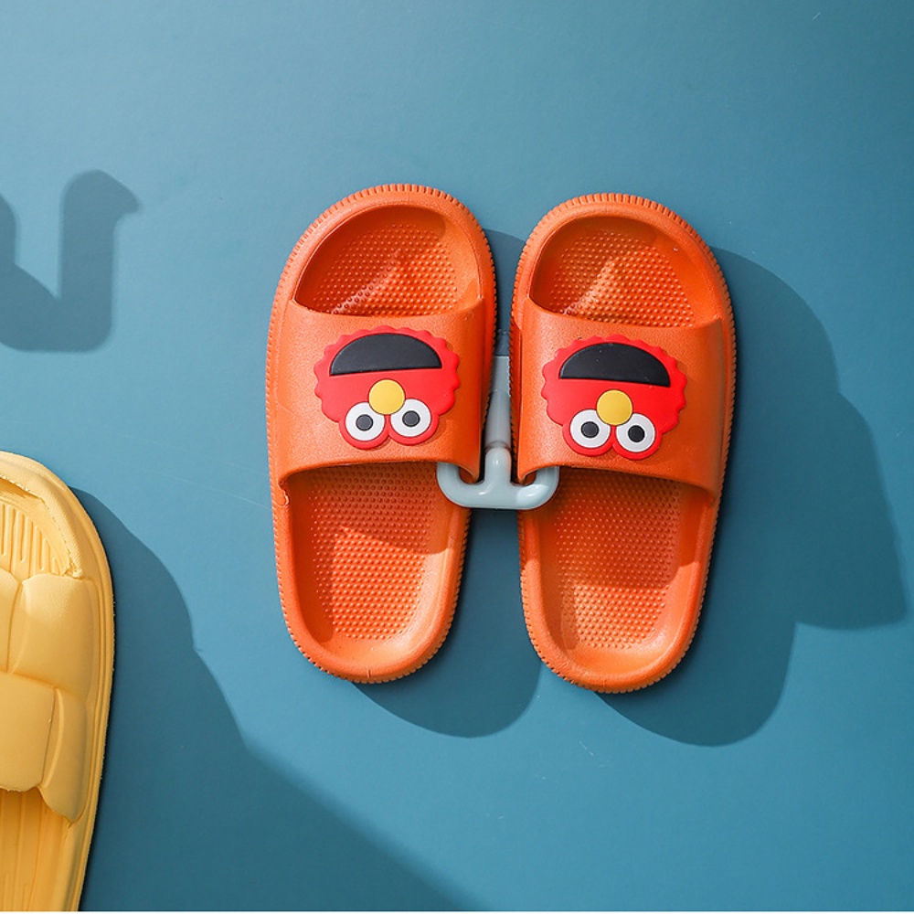 ღ Punch-Gratis Kamar Mandi Sandal Rak Dinding Gantungan Sepatu Hook Non Berlubang Toilet Sepatu Tiriskan Rak rumah Tangga Hemat Ruang Rak Sepatu