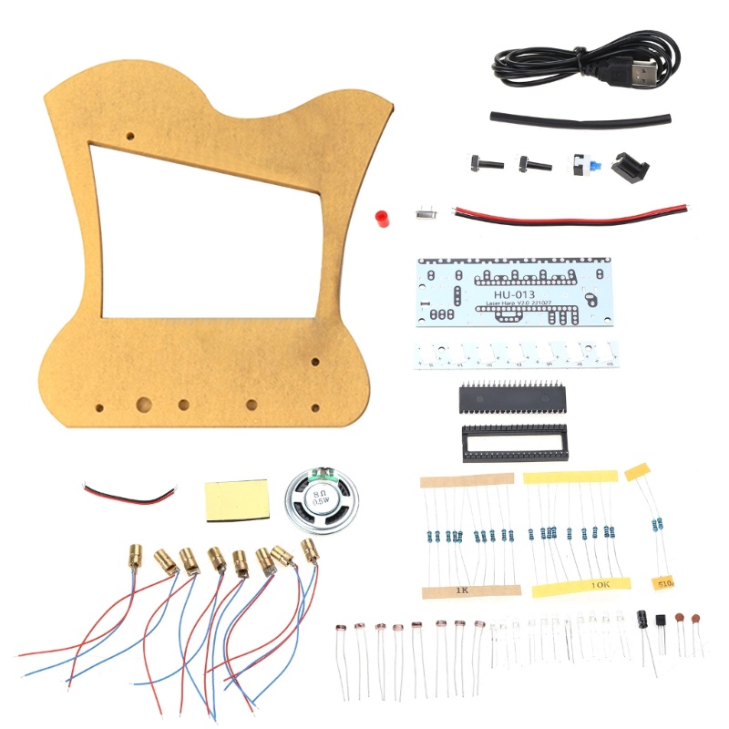 Btsg 51-chip Elektronik Organ Elektronik Produksi Kit LED DIY Part Weldings Training Kit DC5V