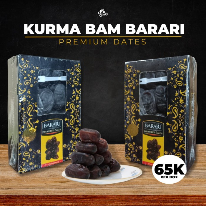 

Kurma Bam Barari Premium Dates Asli 100% Original 650gram