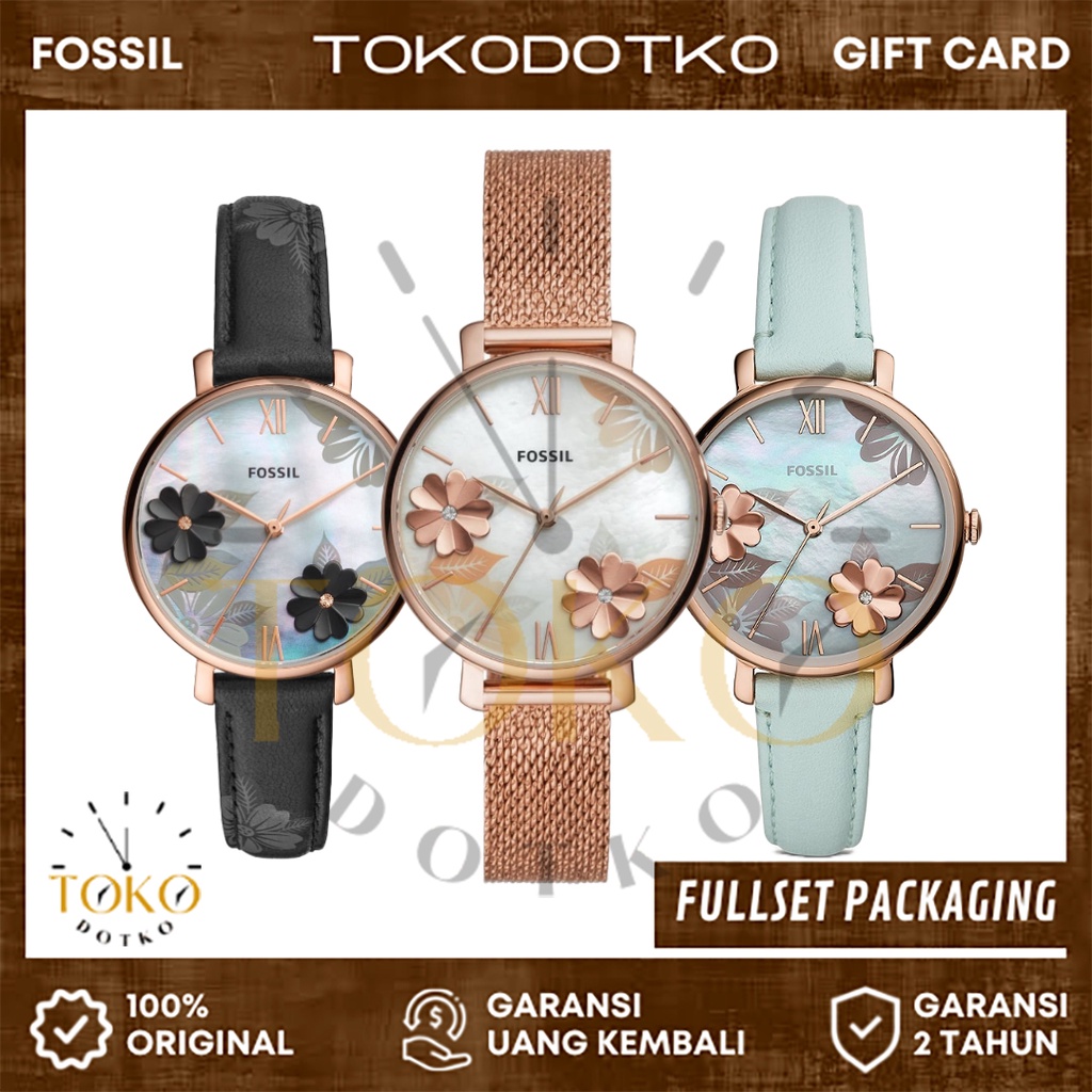 (Original 100% - Garansi 2 Thn) Jam Tangan Wanita Fossil Original Jacqueline ES4534 ES4535 ES4813