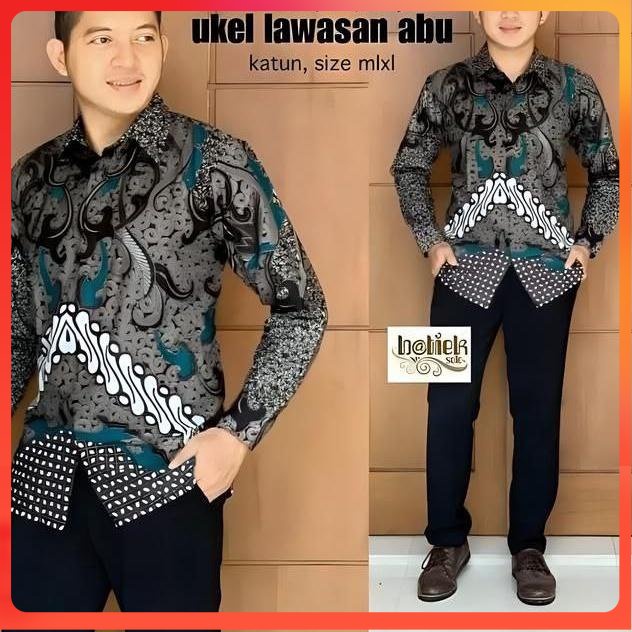 Furiosa Batik Kemeja Batik Pria Modern Lengan Panjang Casual Modis Slim Fit Trendy Masa Kini OL 162 butikdian