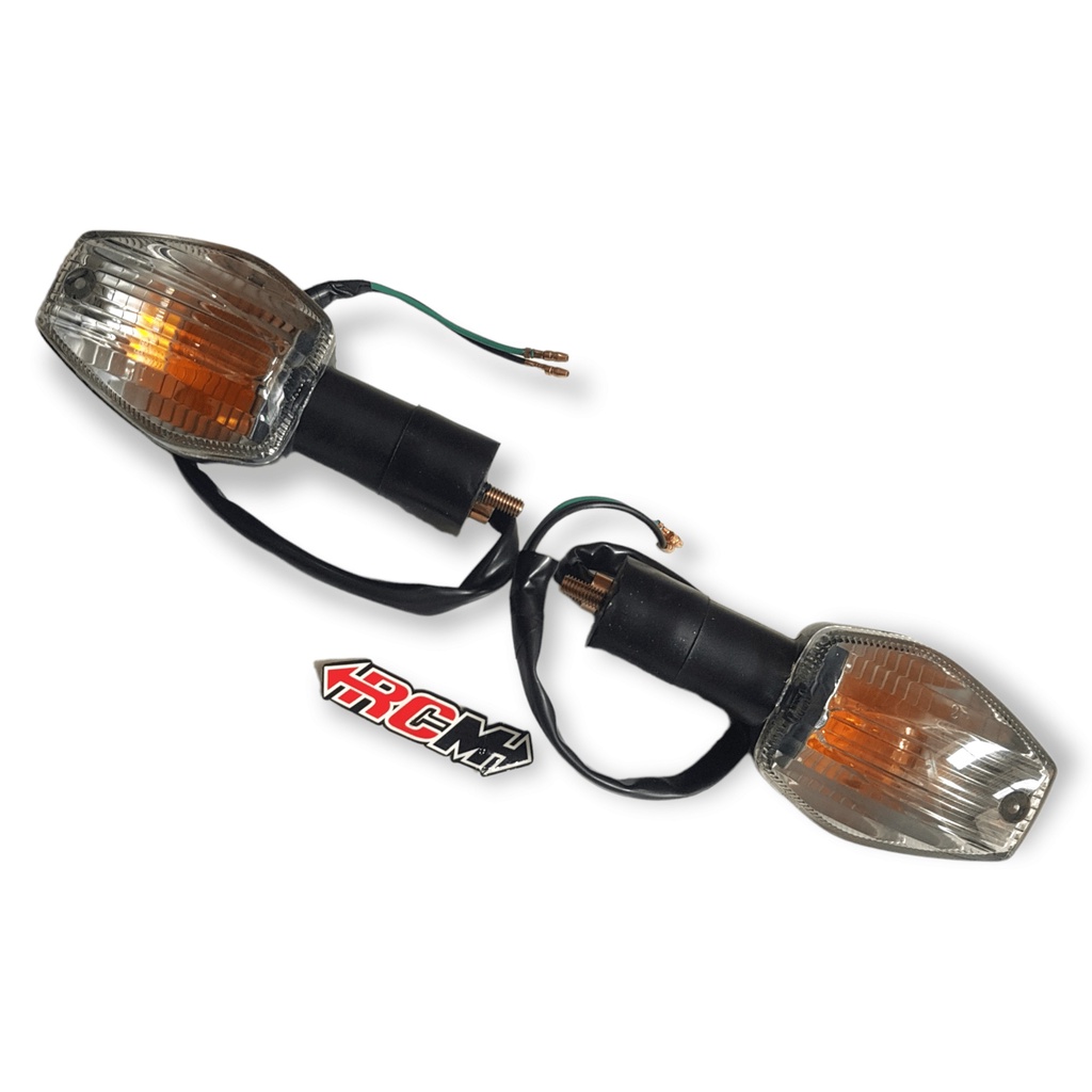 HRGA SEPASANG SEPAKET MICA MIKA KACA LENSA LAMPU SEN SEIN RETING RETTING RITING ASSY KANAN KIRI PLUS SOKET SOCKET BOHLAM BOLAM HONDA TIGER REVO REVOPLUTION TIREV LOKAL JAMINAN KUALITAS GK MURAHAN...