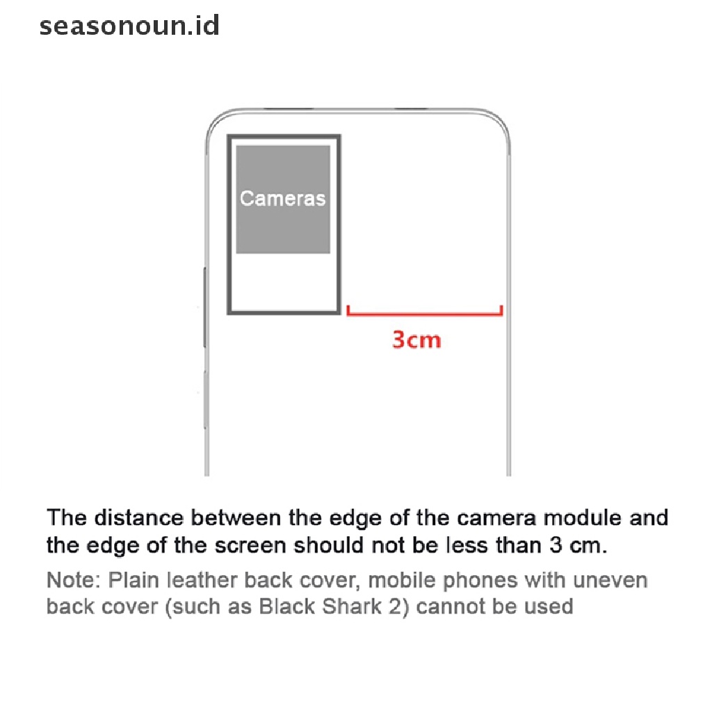 Seasonoun Plat Pendingin Ponsel Portabel Ringan Seragam Ponsel Heat Plate Hp Heat Sink Penyerapan Magnetik Cooling Composite Soaking Plate.