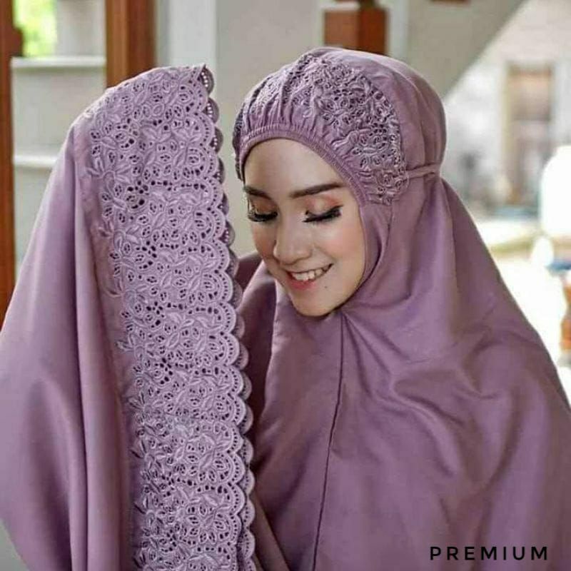 [New Arrival] Mukena Rukuh Gmm Mukena Khadijah Mikro 2 Free Ongkir X41 / Mukenah Dewasa Motif Almira