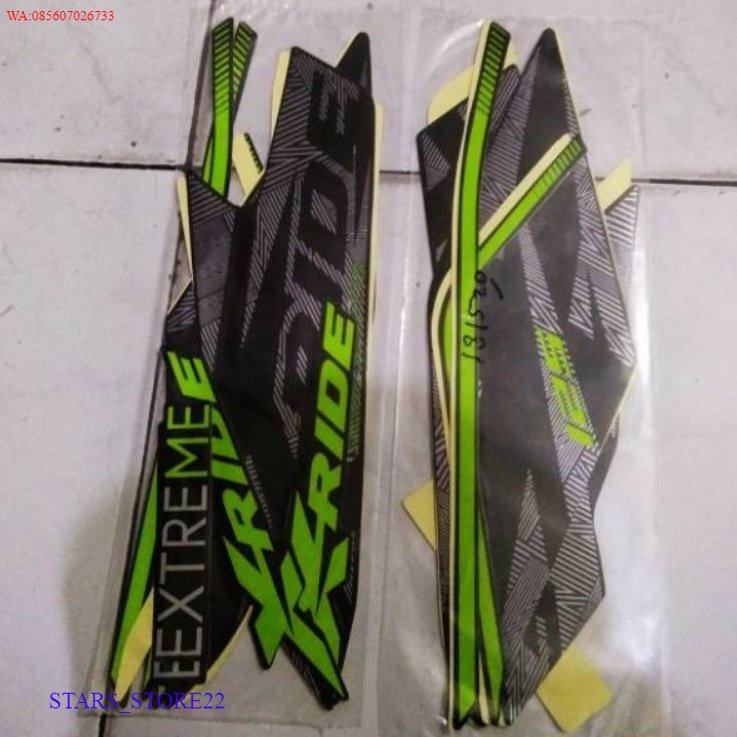 (ORI) STRIPING STANDAR LIST STIKER MOTOR YAMAHA XRIDE TAHUN 2018/2019 STIKER X-RIDE 2018/19 X RIDE K