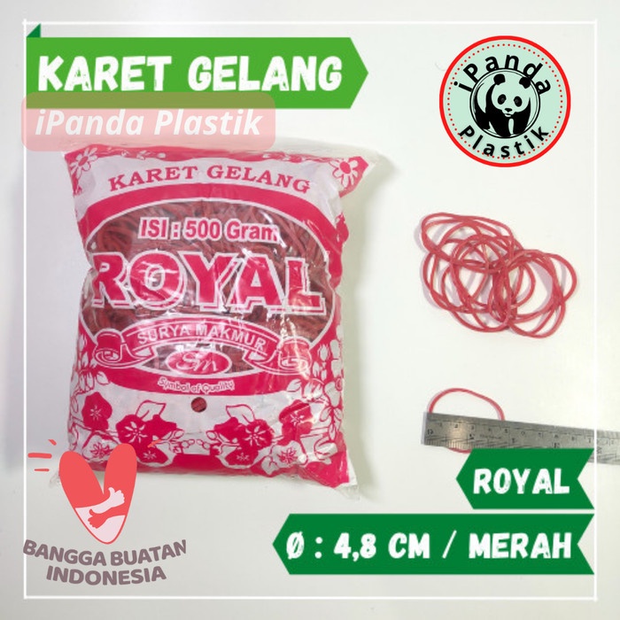 Karet Gelang Besar Royal 500 gram - Hijau