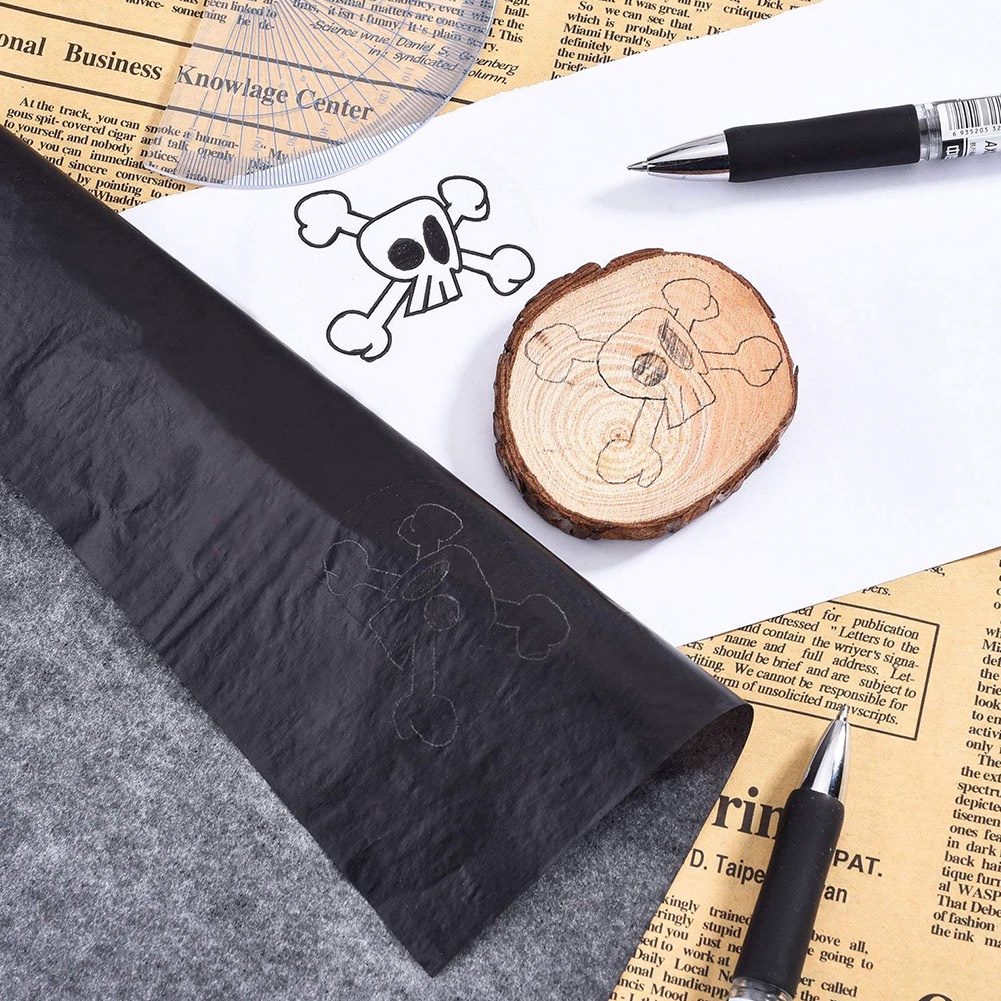 100pcs/set Aksesoris Lukisan Kertas Karbon Dua Sisi/Legible Tracing Reusable Copy Clear High Quality Kertas Fotocopy