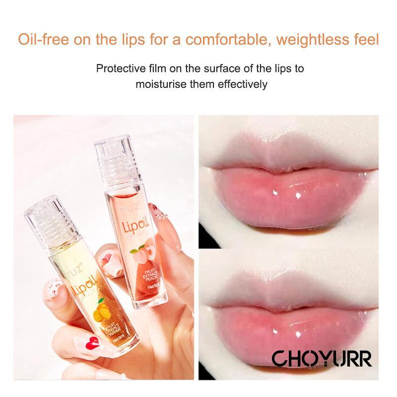 【COD】Lip Oil Moisturizing Pelembab Bibir Membuat Lipstick Tahan Lama Perbaikan Bibir Kering Pecah-pecah-CH