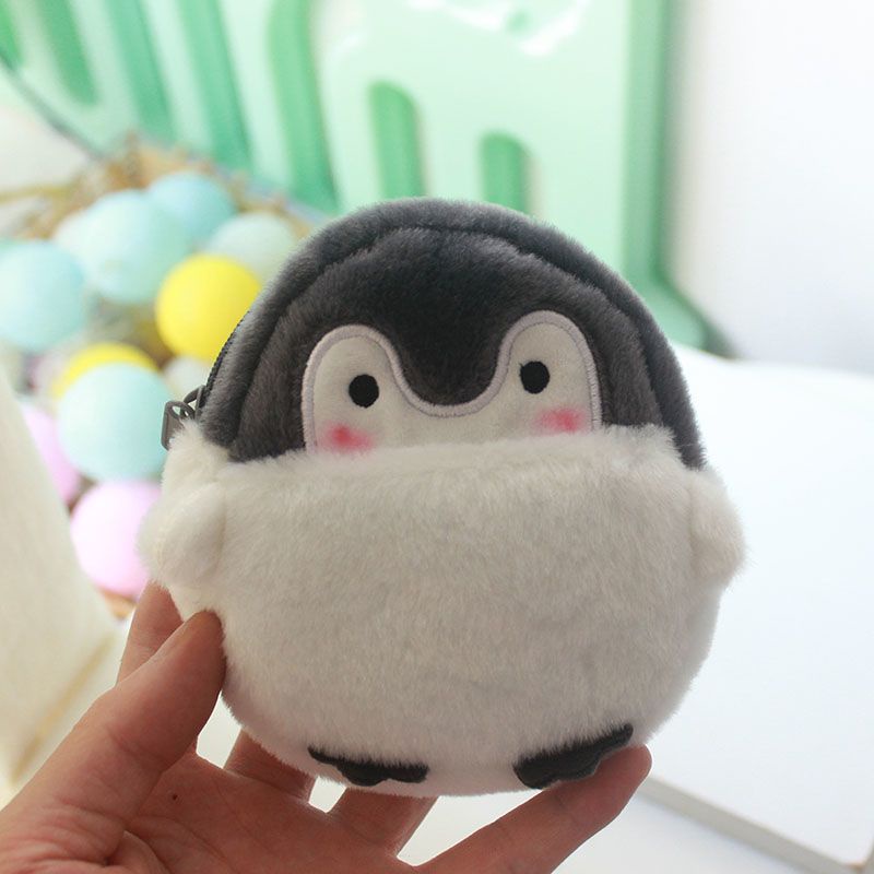 Sera Jepang energi positif penguin dompet koin penyimpanan kartu tas kecil tas penguin kecil liontin ponsel Messenger tas bahu