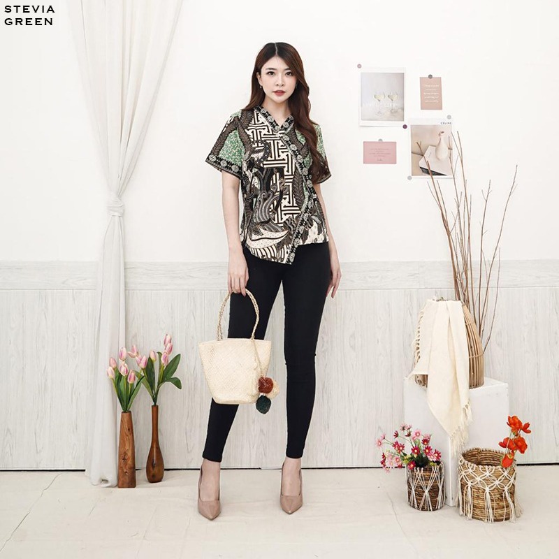 Evercloth Stevia Blouse Wanita Atasan Wanita Atasan Wanita Blouse