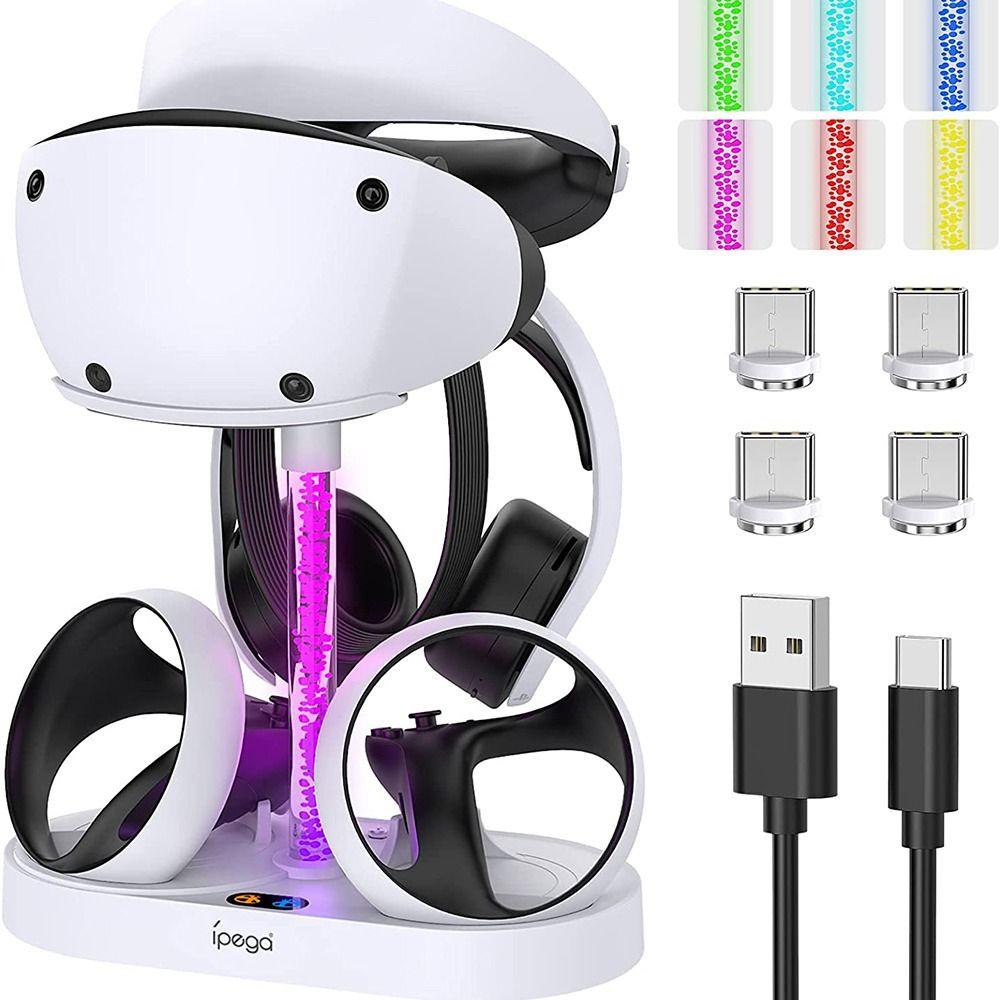 POPULAR Populer Charging Station Aksesoris Tahan Lama Bracket Headset Gaming Untuk PS VR2