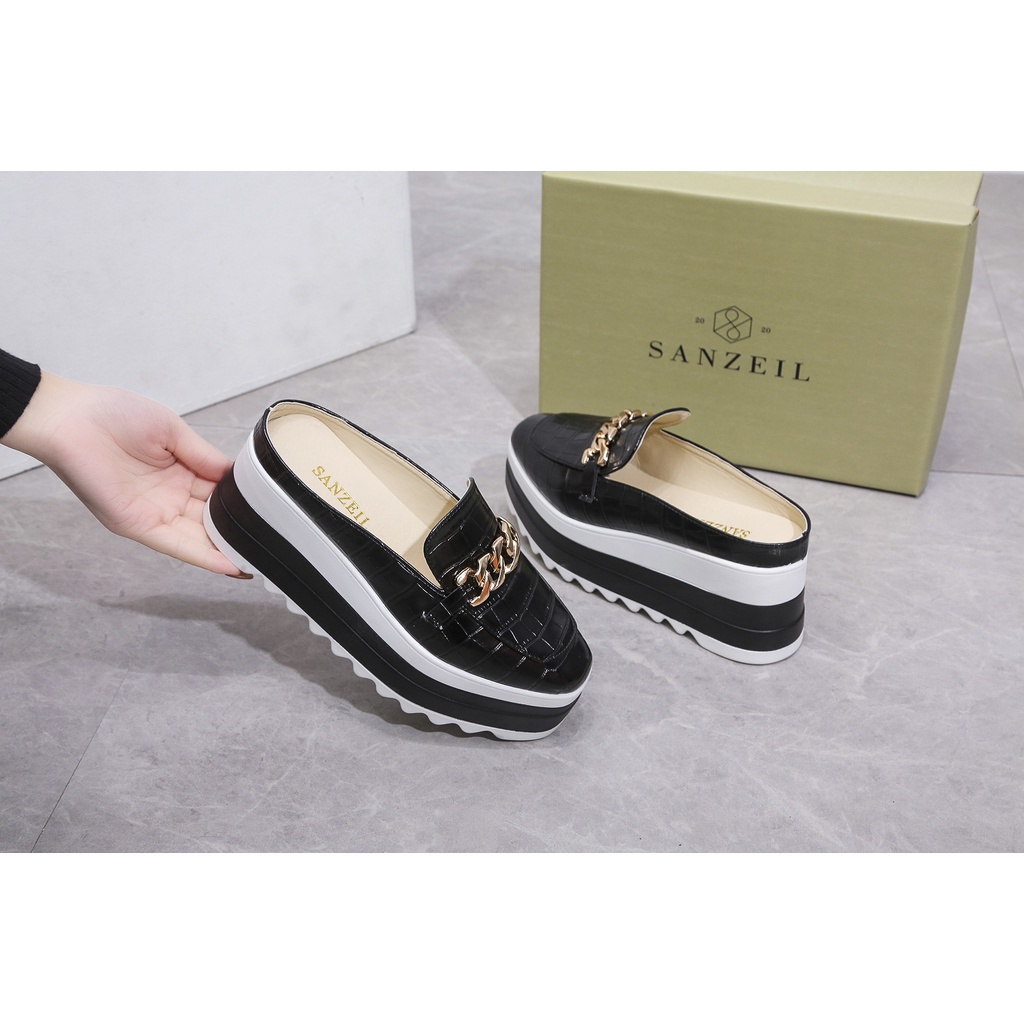 COD BAYAR DITEMPAT!!! 0017 Sendal Anna Wedges Sol Tebal
