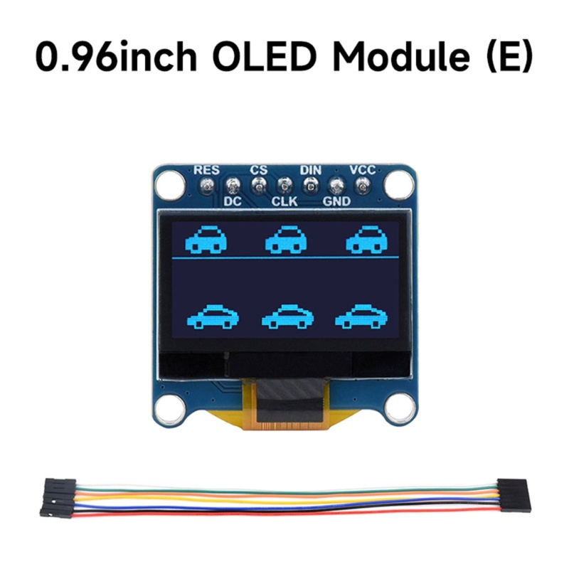 Zzz Oled0 96 Modul I2C SPI Komunikasi Komputer Display Biru Kuning +Biru Putih