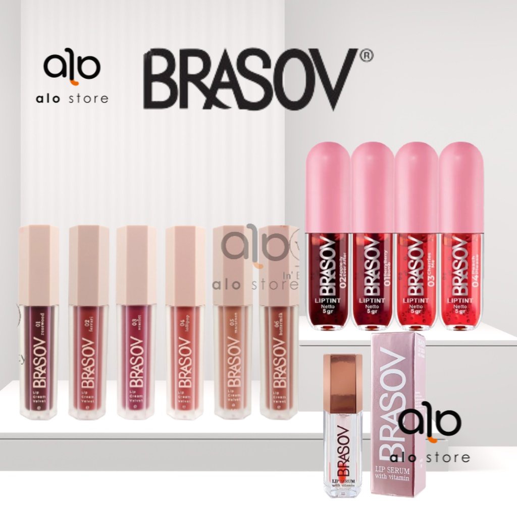 (ALOSTORE) ️MATCHA️ BRASOV LIP CREAM MATTE LIPSTIK LIPTINT / BRASOV LIP SERIES