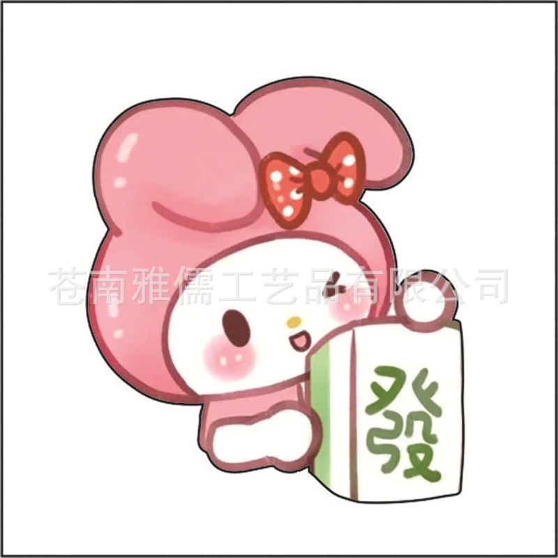 Bros Sanrio Lucu Kuromi Liontin Cinnamoroll Aksesoris Hias Baju Lencana